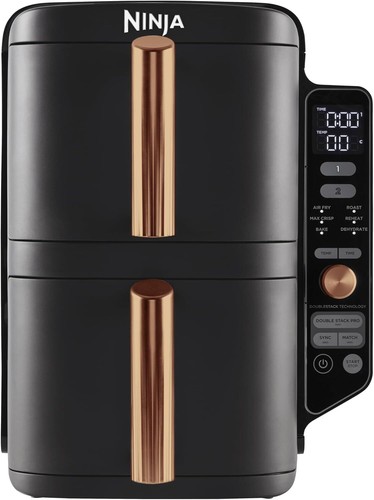 Double stack air fryer - double,