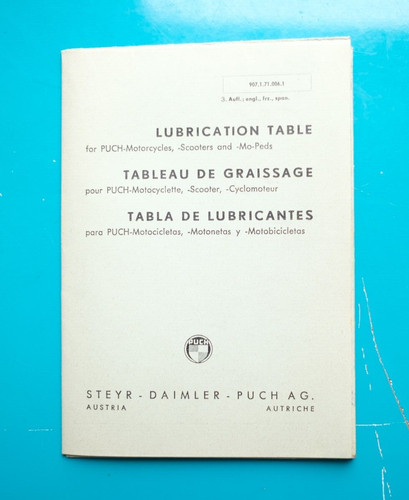 Vintage brochure cyclomoteur - brochure,