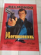 Affiche / Poster 120x160 cm "Le Professionnel" Jean-Paul Belmondo / G. Lautner