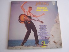 DOUBLE 33 TOURS JOHNNY HALLYDAY , OLYMPIA 1962 ET 1964 28 TITRES . VG / VG + 