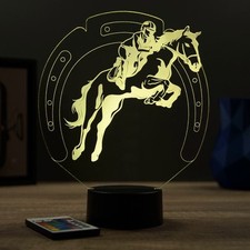 Lampe illusion 3D Sport Cheval