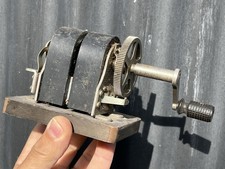 ⭐️ OUTIL ANCIEN WW1 WW2 TELEPHONE MILITAIRE GENERATEUR MAGNETO ELECTRIQUE BOBINE