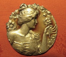 BROCHE ancienne ALLEGORIE de
