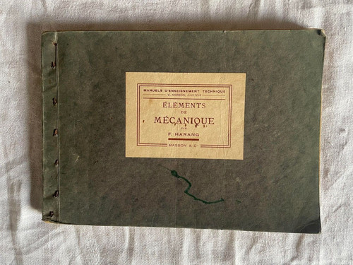 Livre technique ancien - technique,