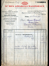 PARIS (XVII°) PHARES AUTOMOBILES & PROJECTEURS "Appareils MAGONDEAUX" en 1923