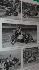 MOTO SIDE CAR  1x PUBLICITÉ  ANCIENNE 1928