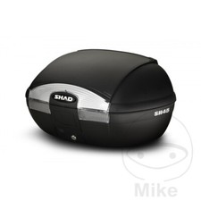Top case noir 45 litres SHAD SH45 avec plaque de support