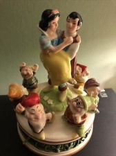 Vintage Walt Disney Snow White & the 7 Dwarfs Schmid music box  limited editio
