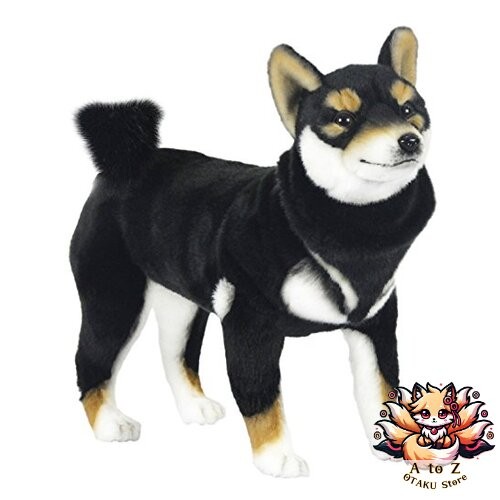 Peluche hansa noire shiba - hansa,