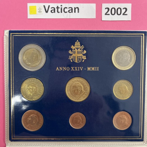 Coffret pièces vatican - coffret, 8