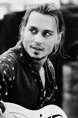 Johnny depp 24x36 - b&w, poster