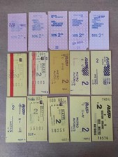 LOT n° 1 - 15 ANCIENS TICKETS