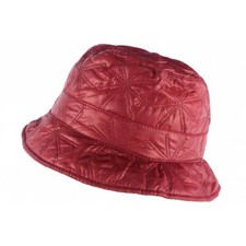 Chapeau de Pluie Femme Rouge Bordeaux Reny Doublure Coton Nyls Création-Taille
