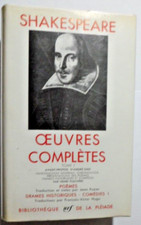 SHAKESPEARE Œuvres complètes