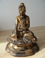 Antique ancien wooden Mandalay BUDDHA BOUDDHA bois Birman Birmanie