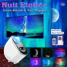 Lampe Relaxante Projecteur Aurore Boréale Ciel Etoilé Galaxie Laser Haut Parleur