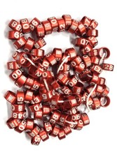 Bagues oiseaux en aluminium