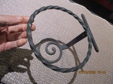 Porte Pot de Fleur mural ou à Poser en Fer Forgé