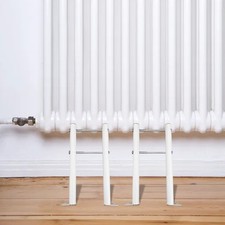 Pieds de radiateur en fonte longue durée adaptés au positionnement vertical