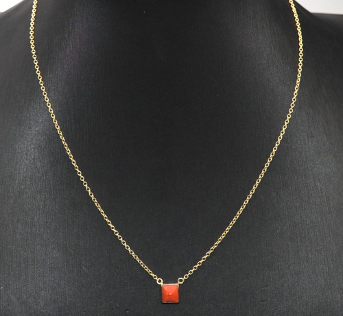 Collier girocollo corallo - girocollo,
