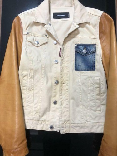 Veste dsquared2 beige denim - dsquared2, en