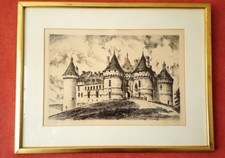 Dessin Gravure estampe de Ch