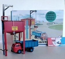 Coffret Chantier Travaux Publics Camion Benne Saviem Cij Norev  Ref C47299