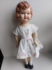 Ancienne poupée Lisette ?  terre De Pipe Cheveux Moulée 34 Cm Gege ?