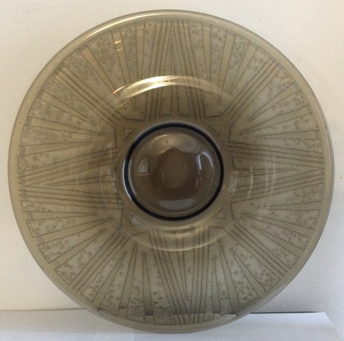 Coupe art déco - verre, givrÉ