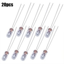 20Pcs Miniature Lampe Ampoule Incandescent Filament Riz 3mm 12V T3 Chaud Vente