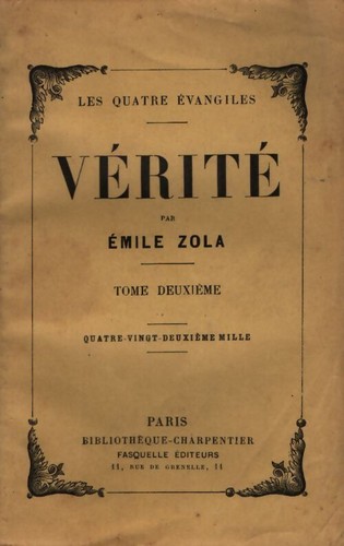 Vérité tome emile zola - tome,