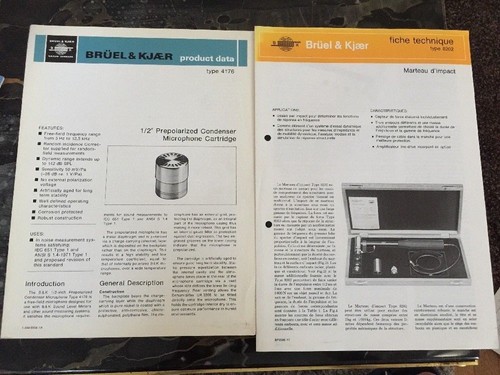 Bruel kjaer lot de 2 - lot,