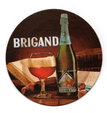 Sous Bock rond en Carton: Bière Belge Brigand