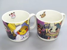 Set Mug Pikachu & Mimikyu Pokemon Halloween Time Pokemon Center Limited 8x8cm