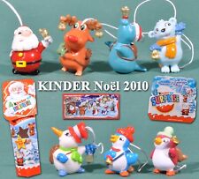 Kinder sujets de Noël 2010 Europe, 7 sonneurs UN 101 à 107 + 7 BPZ, 1 tube