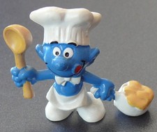 figurine schtroumpf cuisinier