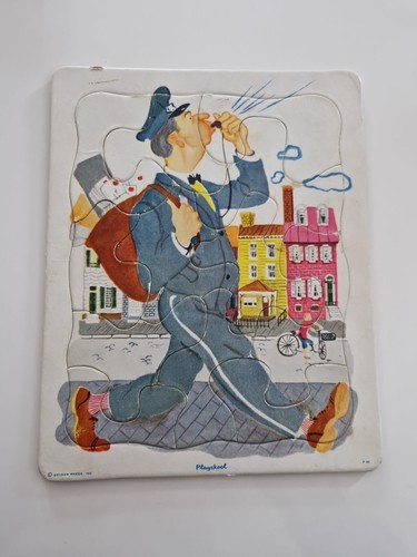 Playskool puzzle ancien carton - playskool,