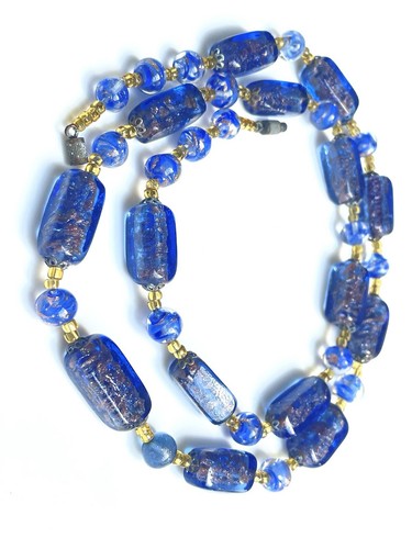 Collier ancien perles verre - ancien,