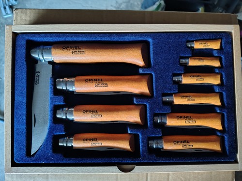 Coffret opinel carbone - coffret,