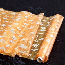 Rouleau D'Organza En Tissu Halloween 70CM x 10M Décor De Fête Halloween Drapé