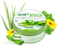 GEL ALOE VERA 92% - BETTY'S NATURE - POT DE 300 ML - BEAUTE & BIEN-ETRE