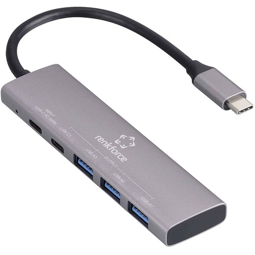 Renkforce 6439798 hub usb 5 - hub,