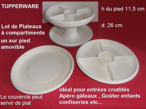 Tupperware lot plateaux - lot,