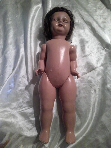 Poupée papier mâché - en,