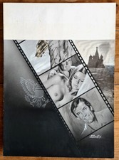 RARE GOUACHE ORIGINALE MICHEL GOURDON pour F.H. RIBES + KB-09 : C.I.A. et K.G.B,