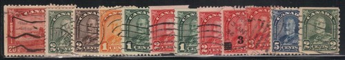 Canada 1930 yvert - canada, 140/45
