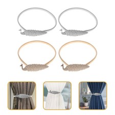  4 Pcs Embrasse Pour Voilage Hauteur De Rideau Moderne Supports Rideaux