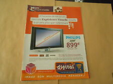 Publicité 2007 Advertising  Digital image son Philips Télé