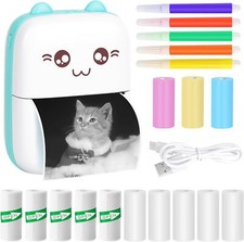 LDERFIV Mini imprimante Portable Thermique Photo Portable imprimante de Poch