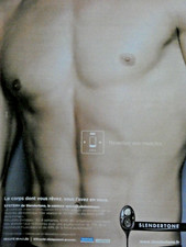 PUBLICITÉ DE PRESSE 2012 SLENDERTONE LA CEINTURE SPECIALE ABDOMINAUX
